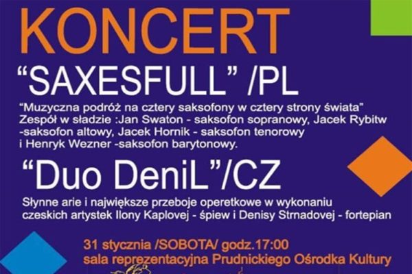 „Muzyczna podróż na cztery saksofony…”